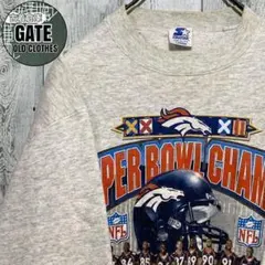 NFL スターター　希少デザイン スウェット 刺繍ロゴ LARGE USA製のサムネイル