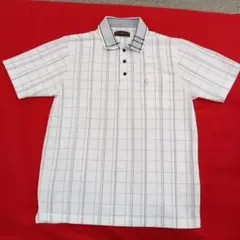 GIANNI VALENTINO ポロシャツ Mサイズ チェック柄のサムネイル