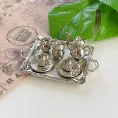 【2115】ヴィンテージ風 合金 ミニチュア ティーセット 1000円