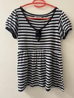 NATURAL BEAUTY BASIC ボーダー 半袖カットソー