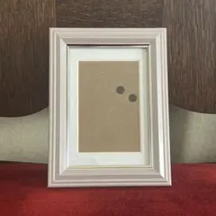 遺影フォトフレーム ラベンダー クリアガラス L版〜ハガキ