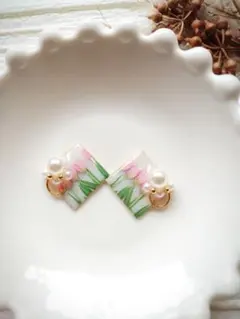 No.28 ハンドメイドピアス★イヤリング