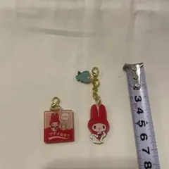 マイメロディ アクリルキーホルダー 赤