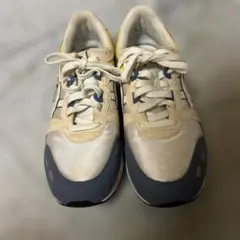asics GEL スニーカー ブルー イエロー