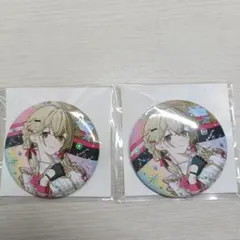 プロセカ　感謝祭　オーロラ箔押し缶バッジ　小豆沢こはね