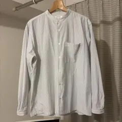 GLOBAL WORK ストライプ長袖シャツ