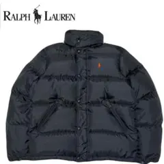 90s Polo Ralph Lauren ダウン ジャケットネイビーヌプシ肉厚