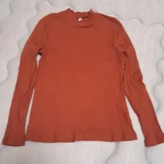 UNIQLO　リブハイネックT　 Lサイズ