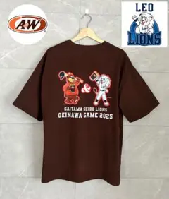 美品 埼玉西武ライオンズ 沖縄開催記念 A&Wコラボ XL