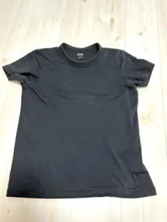 UNIQLO 黒 クールネックTシャツ Lサイズ