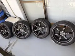 無限 FR8 15インチ ホイール タイヤ4本セット ADVAN FLEVA - メルカリ