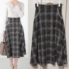 PROPORTION BODY DRESSING ポケットパールツィードスカート