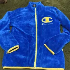 Champion フリースジャケット 青 160