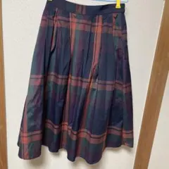 ⚠️値下げ1500円→1300円チェックスカートLL（4Lでも大丈夫）のサムネイル