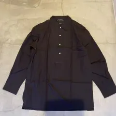 SNAF ネイビーストライプ 長袖シャツ/L