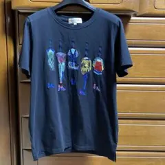半袖Tシャツ 刺繍装飾 ブラックのサムネイル