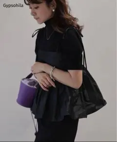 Gypsohila ペイズリーニットストール ブラック 黒 ジプソフィア Gypsohila ペイズリーニットストール ブラック ジプソフィア