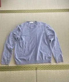 Calvin Klein クルーネック ニット セーター グレー Lのサムネイル