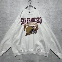 d11 GILDAN サンフランシスコ カレッジロゴ スウェット アメカジ古着M