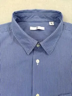 【美品】ユニクロ　+J ストライプ 長袖 シャツ M