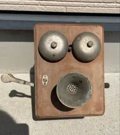 スケルトン電話機 80年90年 昭和レトロ アンティーク インテリア
