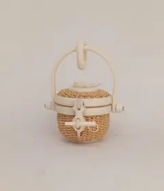 Nantucket フルラッチタイプミニナンタケットバスケット（人工象牙）1インチサイズ Basket KEYAKIZAKA g – ～一生に一度のギフト〜 POP-UP 小物入れ