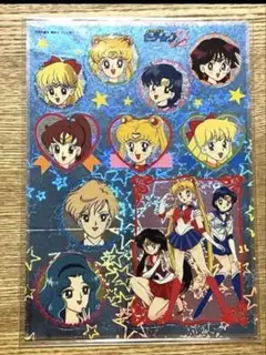 107 セーラームーン　キラキラ　シール　ステッカー　ホログラム