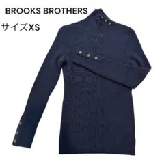 【良品】Brooks Brothers ニット XS ウール100% ネイビー