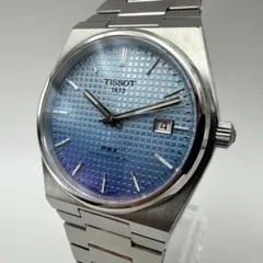 美品 TISSOT ティソ PRX カメレオン アイスブルー 自動巻腕時計のサムネイル