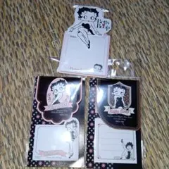 ベティブープ メモ帳 2個セット betty boop 新品未使用 ベティちゃん