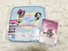 パワーパフガールズ 1番くじ F賞 G賞 タオル アクリルクリップ 2点セット