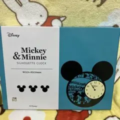 Disney Mickey & Minnie Silhouette Clock