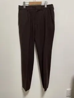 STUDIOUS ダークブラウン　スラックス