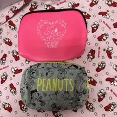 スヌーピー ポーチ 2点セット PEANUTS