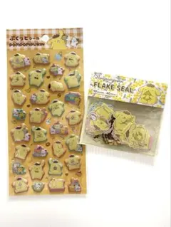 【シナモン】サンリオ正規品　ぷくっとシール　フレークシール　セット