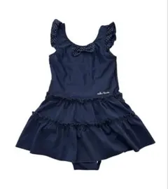 ミキハウス ネイビー　ワンピース水着　120cm