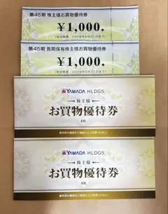 ビックカメラ　ヤマダ電機　株主優待券　計8,000円分