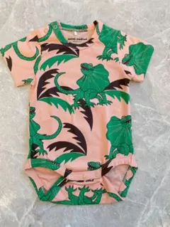 mini rodini 恐竜柄ロンパース 56/62 ミニロディーニ　60 70