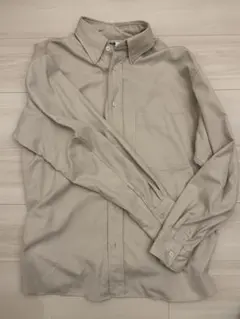 UNIQLO U ベージュ 長袖シャツ M