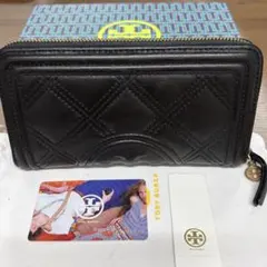 新品同様‼️ 現行 トリーバーチ 財布 長財布 キルティング ラウンド