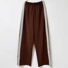 サイドラインパンツトラックパンツブラウン LONG丈 165/66 M相当