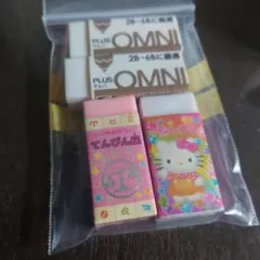 PLUS OMNI 消しゴム 2個 ハローキティ てんびん座 セットのサムネイル