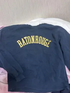 dearful BATON ROUGE ロゴスウェット ネイビー M