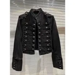Y2kOOs 平成ギャルグランジモード ジャケットブラックダークコア 