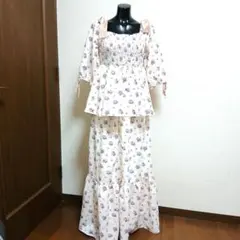 Cath Kidston キャス キッドソン ブラウスワンピース花柄サイズF