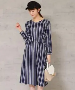 N. ストライプワンピース Mサイズ