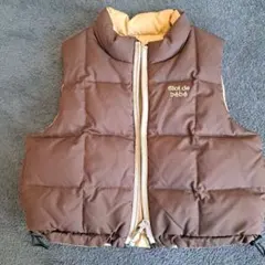 fillot de bébé アウター ダウンベストリバーシブル