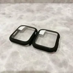 ♪２個セット AppleWatchカバー シリーズ8/7 41mm ブラック