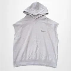 ロデオクラウンズ ノースリーブパーカー ゆったり フード付き 袖カットオフ