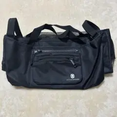 ACTIVE WINNER 黒 ベビーカー用おでかけナイロンバッグ　多機能